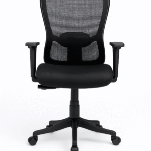 Butterfly Mesh Mid-Back Ergonomic Office Chair – Lumbar Support, Adjustable Armrests & Swivel Wheels - Image 2