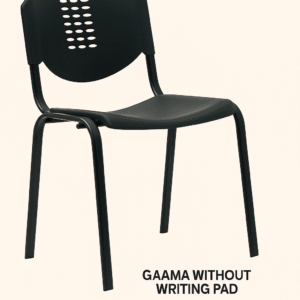 GAAMA Plastic Visitor Chair Without Writing Pad – Stackable Multipurpose Seating for Offices, Classrooms & Events - Image 1
