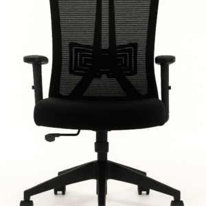 Eiffel Mid Back Ergonomic Mesh Office Chair with Adjustable Arms & Lumbar Support - Image 1